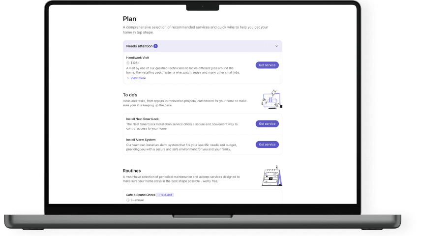 Mockup laptop plan